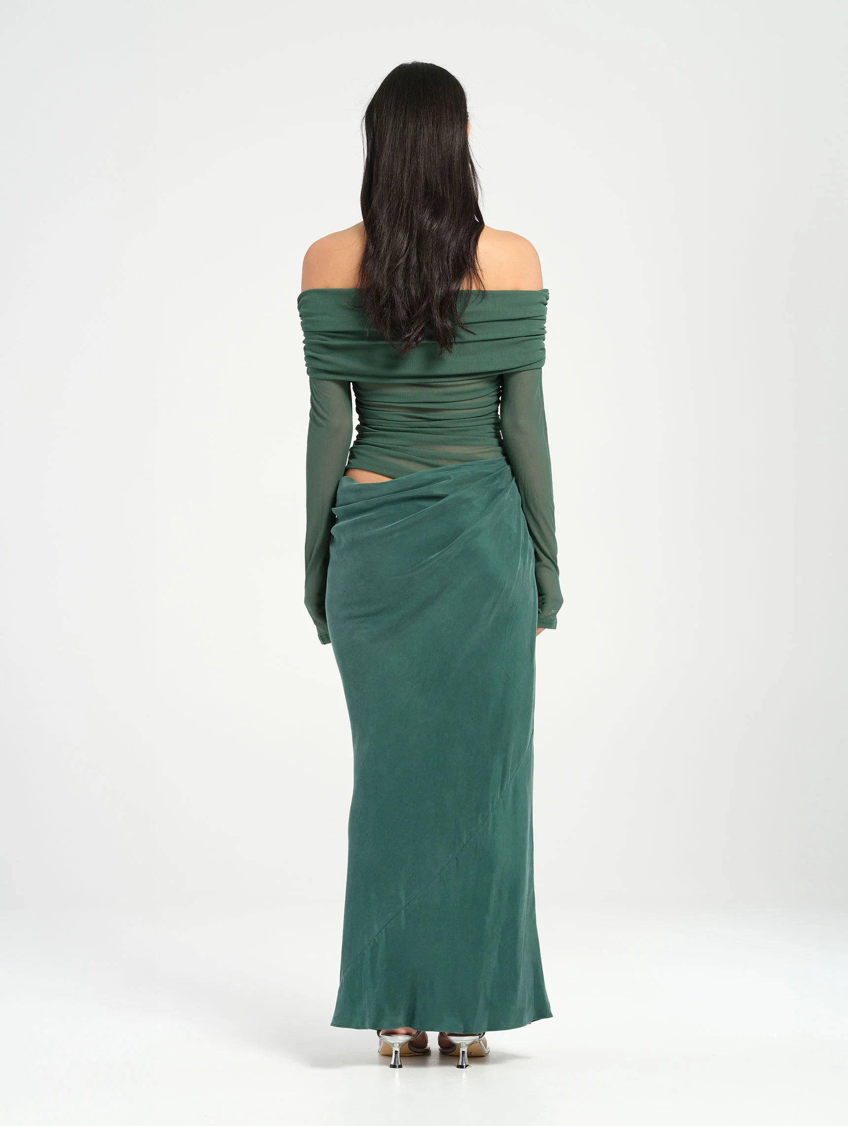 Yasmin Off shoulder Maxi Dress Test - Image 3